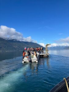 Pescadores artesanales de Los Ríos se capacitan en acuicultura de pequeña escala junto a sus pares de Cochamó y Ancud